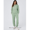 image:imageODODOS Womens Brushed Fleece Hoodie Warm Pullover with Kangaroo PocketMint Green Heather
