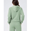 image:imageODODOS Womens Brushed Fleece Hoodie Warm Pullover with Kangaroo PocketMint Green Heather