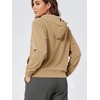 image:imageODODOS Womens Brushed Fleece Hoodie Warm Pullover with Kangaroo PocketSand Heather