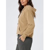 image:imageODODOS Womens Brushed Fleece Hoodie Warm Pullover with Kangaroo PocketSand Heather