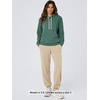 image:imageODODOS Womens Brushed Fleece Hoodie Warm Pullover with Kangaroo PocketTeal Green Heather