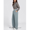 image:imageODODOS Womens Modal Soft Wide Leg Trousers with Pockets 30 InseamGrey Blue