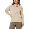 image:imageODODOS Womens Brushed Fleece Hoodie Warm Pullover with Kangaroo PocketBeige Heather