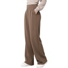 image:imageODODOS Womens Modal Soft Wide Leg Trousers with Pockets 30 InseamNutria