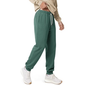 image:imageODODOS Mens Brushed Fleece Jogger Sweatpants with Pockets Relaxed FitTeal Green Heather