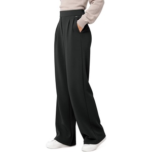 image:imageODODOS Womens Modal Soft Wide Leg Trousers with Pockets 30 InseamBlack