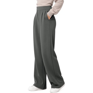 image:imageODODOS Womens Modal Soft Wide Leg Trousers with Pockets 30 InseamCharcoal
