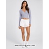image:imageODODOS Womens Wrap Crop Top  Ultra Soft odSTRATUM Tech Ballet Yoga ShirtLilac Heather