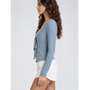 image:imageODODOS Womens Tie Front Top Ultra Soft odSTRATUM Tech CardiganDusty Blue Heather