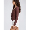 image:imageODODOS Womens Tie Front Top Ultra Soft odSTRATUM Tech CardiganJava Heather