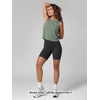 image:imageODODOS 3Pack Loose Tank Tops for Women Sleeveless Gym Athletic Workout Tops Yoga ShirtsAbalonedusty Rosesage Green