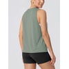 image:imageODODOS 3Pack Loose Tank Tops for Women Sleeveless Gym Athletic Workout Tops Yoga ShirtsAbalonedusty Rosesage Green