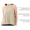 image:imageODODOS 3Pack Loose Tank Tops for Women Sleeveless Gym Athletic Workout Tops Yoga ShirtsAbalonelavendernavy Blue