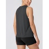 image:imageODODOS 3Pack Loose Tank Tops for Women Sleeveless Gym Athletic Workout Tops Yoga ShirtsBlackcharcoalwhite