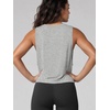 image:imageODODOS 3Pack Loose Tank Tops for Women Sleeveless Gym Athletic Workout Tops Yoga ShirtsBlackwhiteheather Grey