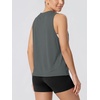 image:imageODODOS 3Pack Loose Tank Tops for Women Sleeveless Gym Athletic Workout Tops Yoga ShirtsCrepe Pinkdark Bluedark Grey