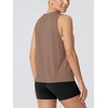 image:imageODODOS 3Pack Loose Tank Tops for Women Sleeveless Gym Athletic Workout Tops Yoga ShirtsIovrynavy Bluecocoa Brown