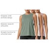 image:imageODODOS 3Pack Loose Tank Tops for Women Sleeveless Gym Athletic Workout Tops Yoga ShirtsSage Greeniovrypink