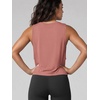 image:imageODODOS 3Pack Loose Tank Tops for Women Sleeveless Gym Athletic Workout Tops Yoga ShirtsSteeldeep Tealindian Red