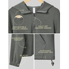image:imageODODOS Womens Modal Soft Cinchable Half Zip Hoodie with Kangaroo PocketCharcoal