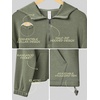 image:imageODODOS Womens Modal Soft Cinchable Half Zip Hoodie with Kangaroo PocketDark Sage