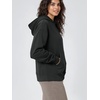 image:imageODODOS Womens Modal Soft Hoodie with Kangaroo Pocket Long Sleeve PulloverBlack
