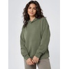 image:imageODODOS Womens Modal Soft Hoodie with Kangaroo Pocket Long Sleeve PulloverDark Sage