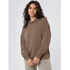 image:imageODODOS Womens Modal Soft Hoodie with Kangaroo Pocket Long Sleeve PulloverNutria