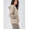 image:imageODODOS Womens Modal Soft Hoodie with Kangaroo Pocket Long Sleeve PulloverSmokey Taupe