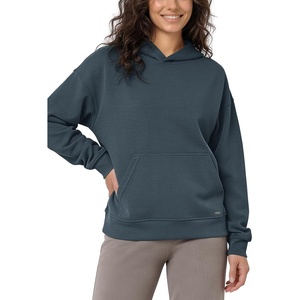 image:imageODODOS Womens Modal Soft Hoodie with Kangaroo Pocket Long Sleeve PulloverNavy