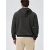 image:imageODODOS Mens Brushed Fleece Hoodie with Kangaroo Pocket Cozy Warm PulloverCharcoal Heather