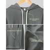 image:imageODODOS Mens Brushed Fleece Hoodie with Kangaroo Pocket Cozy Warm PulloverGray Heather