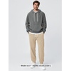 image:imageODODOS Mens Brushed Fleece Hoodie with Kangaroo Pocket Cozy Warm PulloverGray Heather