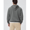 image:imageODODOS Mens Brushed Fleece Hoodie with Kangaroo Pocket Cozy Warm PulloverGray Heather