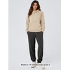 image:imageODODOS Womens Brushed Fleece High Rise Jogger Sweatpants with Pockets 29Charcoal Heather