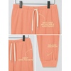 image:imageODODOS Womens Brushed Fleece High Rise Jogger Sweatpants with Pockets 29Coral Heather