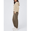 image:imageODODOS Womens Brushed Fleece High Rise Jogger Sweatpants with Pockets 29Wood Brown Heather