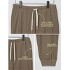 image:imageODODOS Womens Brushed Fleece High Rise Jogger Sweatpants with Pockets 29Wood Brown Heather