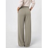 image:imageODODOS Womens Modal Soft High Rise Wide Leg Trousers with Pleats amp PocketsKhaki
