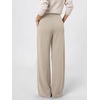 image:imageODODOS Womens Modal Soft High Rise Wide Leg Trousers with Pleats amp PocketsSmokey Taupe