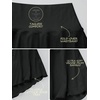 image:imageODODOS Womens Bamboo Viscose Lettuce Trim Mini Shorts Ultra Soft Ribbed