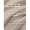 image:imageODODOS Bamboo Viscose Crew Neck TShirt for Women Ultra Soft Ribbed Short Sleeve Sleep Lounge Casual Everyday TopCobblestone