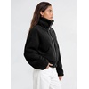 image:imageODODOS Womens Sherpa Fleece FullZip Stand Collar Jacket with PocketsBlack