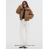 image:imageODODOS Womens Sherpa Fleece FullZip Stand Collar Jacket with PocketsCognac Copper
