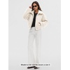 image:imageODODOS Womens Sherpa Fleece FullZip Stand Collar Jacket with PocketsIvory